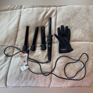 Cortex 4 in 1 Curling Wand w/heat protector glove